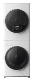Midea Laundry Suite Washer Dryer - 10Kg Wash / 8Kg Dry (ML19F100D80W-W) with Free Midea robotic vacuum cleaner, MS8PLUSAPBK (worth $899)   