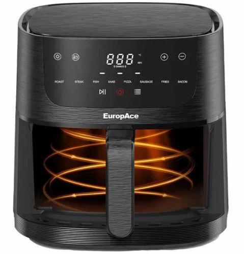 EuropAce 3-IN-1 Lumi Air Fryer EAF5421DBK