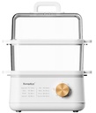 EuropAce 12L Food Steamer | Stainless-Steel high-power heating & Easy clean (EFS 3122B)