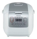 Toshiba 1.8L Electric Rice Cooker RC-18NMFEIS White