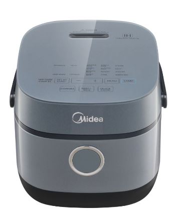 Midea 0.72L Rice Cooker MRI070T1BDG Silver