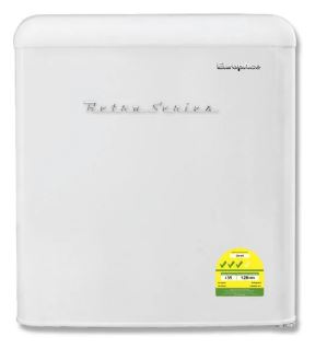 EuropAce 50L Retro Mini Bar Fridge (ER5501AWH)