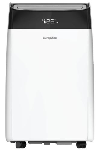 EuropAce [2025 Model] 10,000 BTU 4-IN-1 Smart Air Purifying Green Portable Aircon | 250sqft, 99.97% Airborne Particles Removal, Smart WiFi, Front LED Display (EGAC10E8UV) 