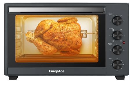 EuropAce 30L Electric Convection Oven with Rotisserie (EEO5303DGY)