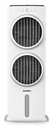 EuropAce 10L Air Cooler with Ionizer| Powerful Airflow with Vortex fan blades, Ionizer & Effective Cooling Power (ECO7109DWH)