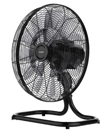 EuropAce 18" DC Circulator Floor Fan | Most Powerful Air Circulator, 18 Blades Soft & Comfortable Air, Energy Saving (ERC2182Z)