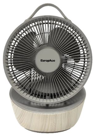 EuropAce 10” DC Circulator Fan with Remote Control | Effective Air Circulation, Energy Efficient & Premium Touch Panel | EDF6103DWD | 1 Year (Full) + 3 Years (Motor) Warranty | Ideal for Living Rooms & Offices | Light Wood (EDF6103DWD)