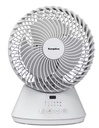 EuropAce 6-Inch Desk Fan with Digital Control - White EDF5631DWH