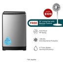 EuropAce 8KG 4 Ticks Top Load Washer with FREE 12" Stand Fan (Worth $109) (ETW8800DGM)